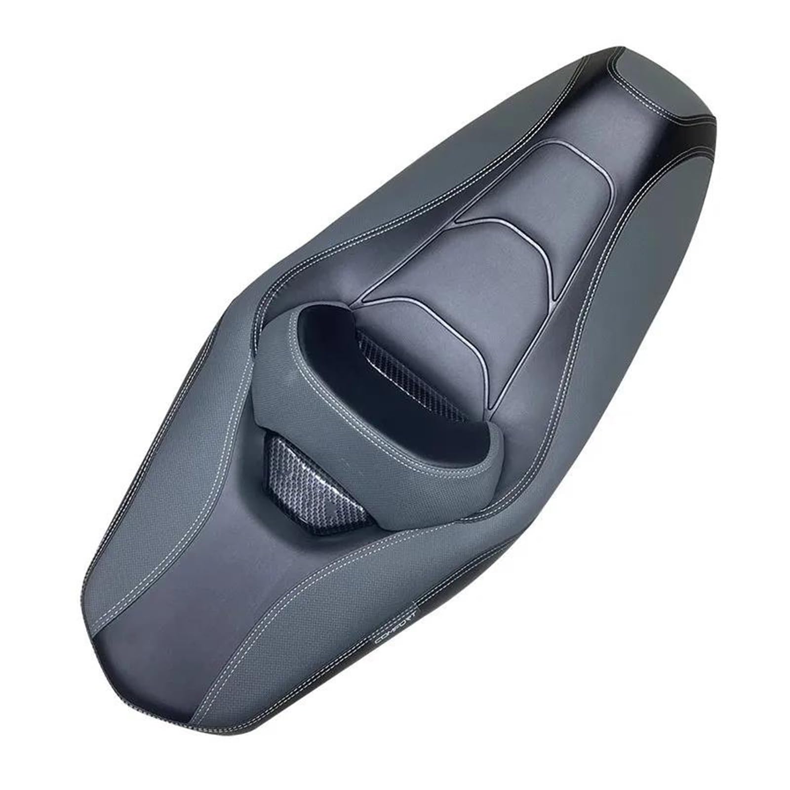 Asiento cómodo NMAX 155 2025 Turbo Tech Max en acabado gris de carbono 4
