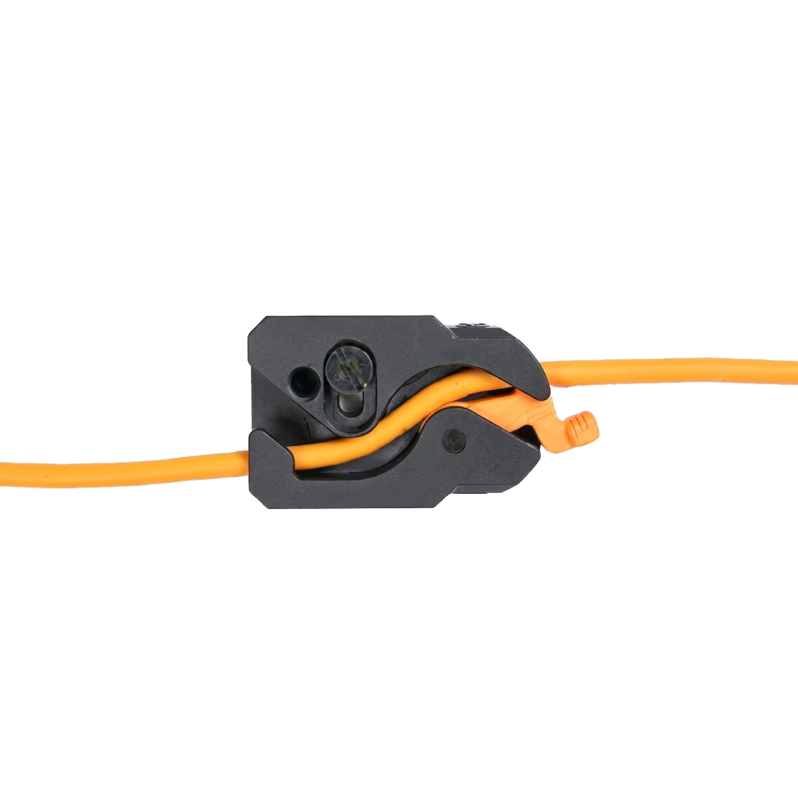 Placa de cámara TetherGuard LeverLock con descarga de tracción para cables de datos 8
