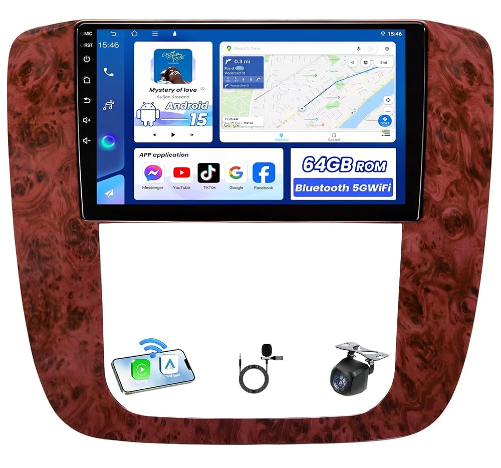 4+64G Car Radio for GMC Yukon Chevy Tahoe Suburban Silverado 2007-2013