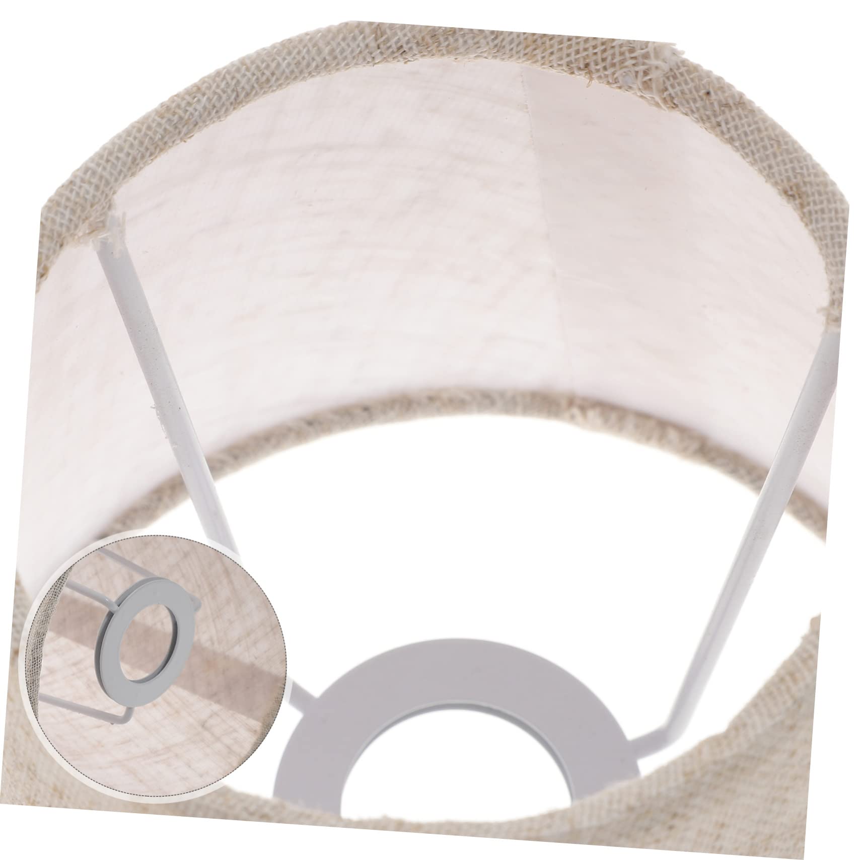 Abat-Jour En Tissu Pour Lampe De Table E14 Couvercle De Lampe De Bureau Diffuse Une Lumière Douce Installation Facile Pour Chambre Et Salon 1 Pièce