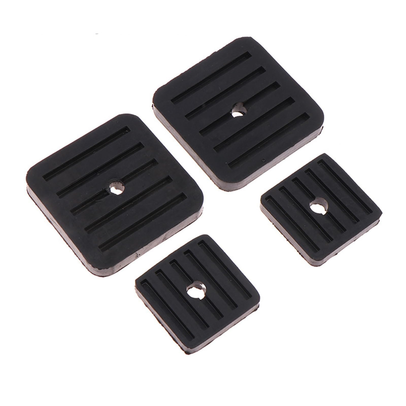 Rtiyellqb 4Pcs 4Cm 4Pcs Air Conditioner Outdoor Unit Outdoor Roofs Anti Vibration Pad(4Pcs 4Cm)
