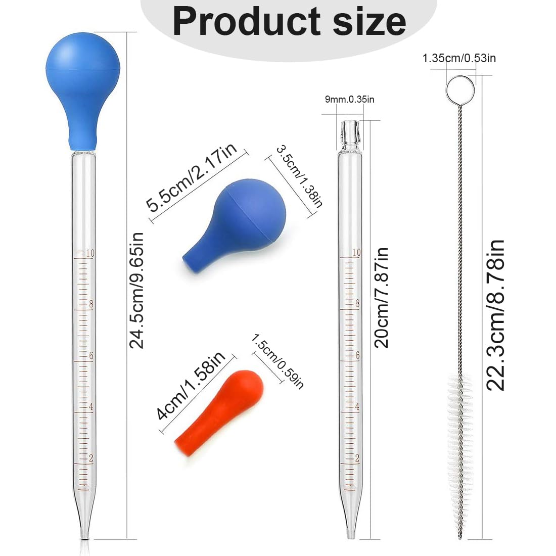 10 Pipettes En Plastique Avec échelle - Compte-gouttes 10 Ml Pour Expériences, Bricolage Et Cosmétique - 7