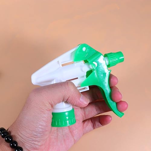Miniatura 4 de Yardwe 10 piezas de repuesto de gatillo de botella de pulverización, boquillas de pulverización, cabezal de pulverización, botellas de pulverización