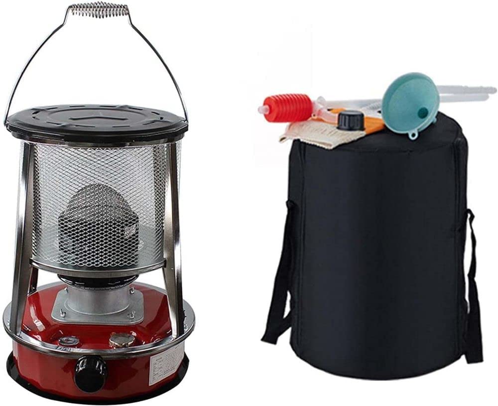Estufa de calentador de queroseno portátil, calentadores de aceite para acampar, quemador de estufa de queroseno, estufa de calefacción al aire libre, para interiores y exteriores, patio, terraza, h