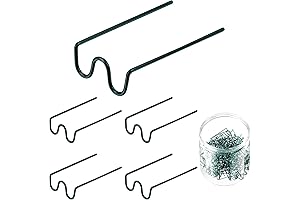 120pcs Floral U Pins for Straw Wreaths, 1.25 Inches, Green