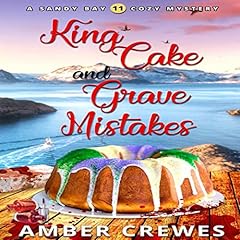 King Cake and Grave Mistakes Audiolibro Por Amber Crewes arte de portada