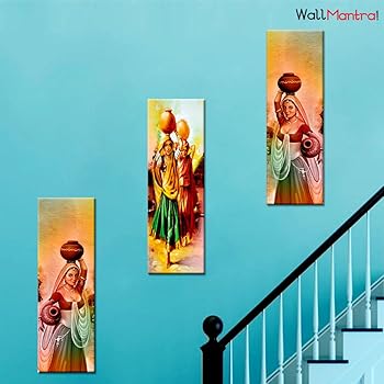 Amazon Com Wallmantra Pintura De Pared Para Mujer Diseno De