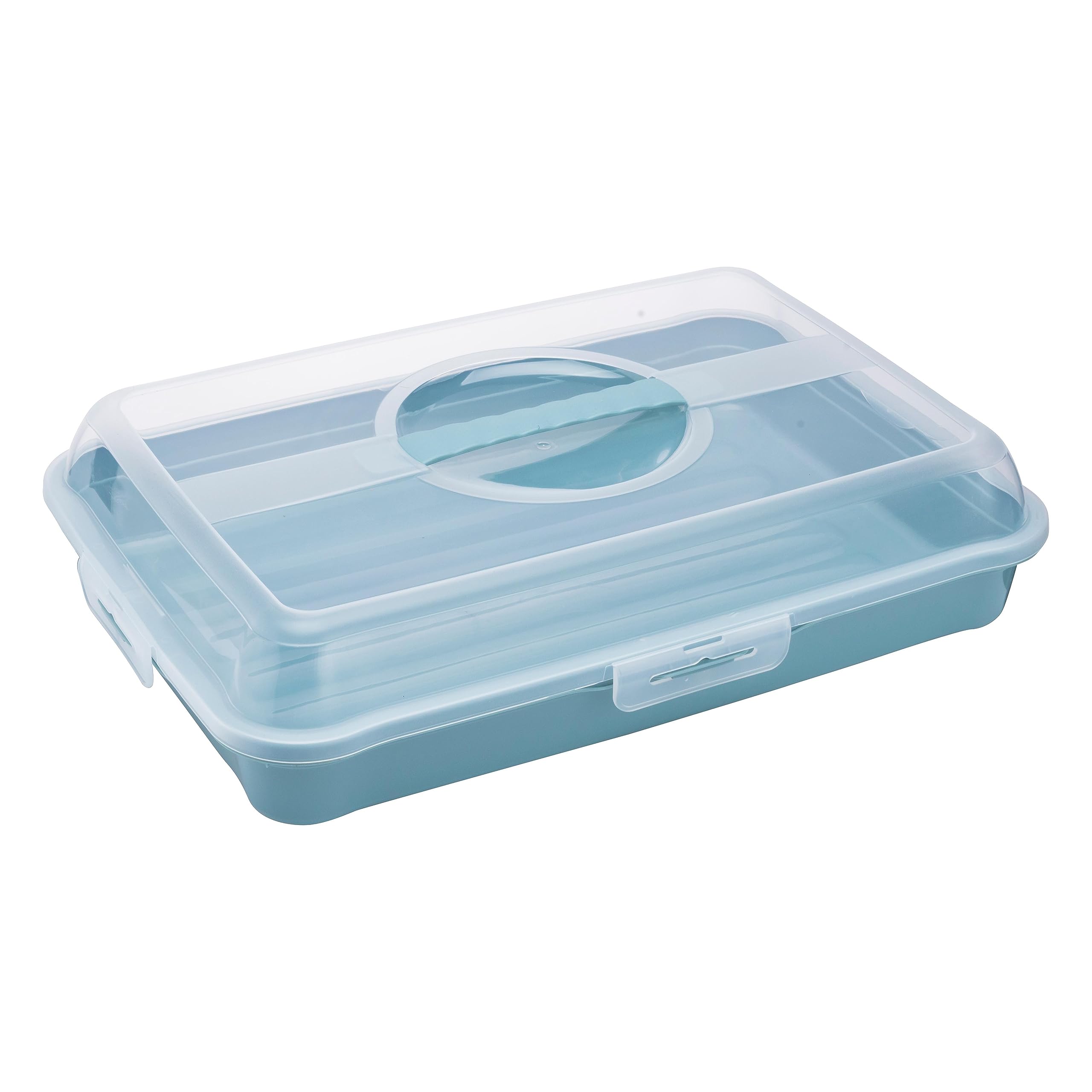 keeeper sandwich, Cake and muffin butler, Polypropylene, rectangular, Enrico, Nordic Blue (blue)