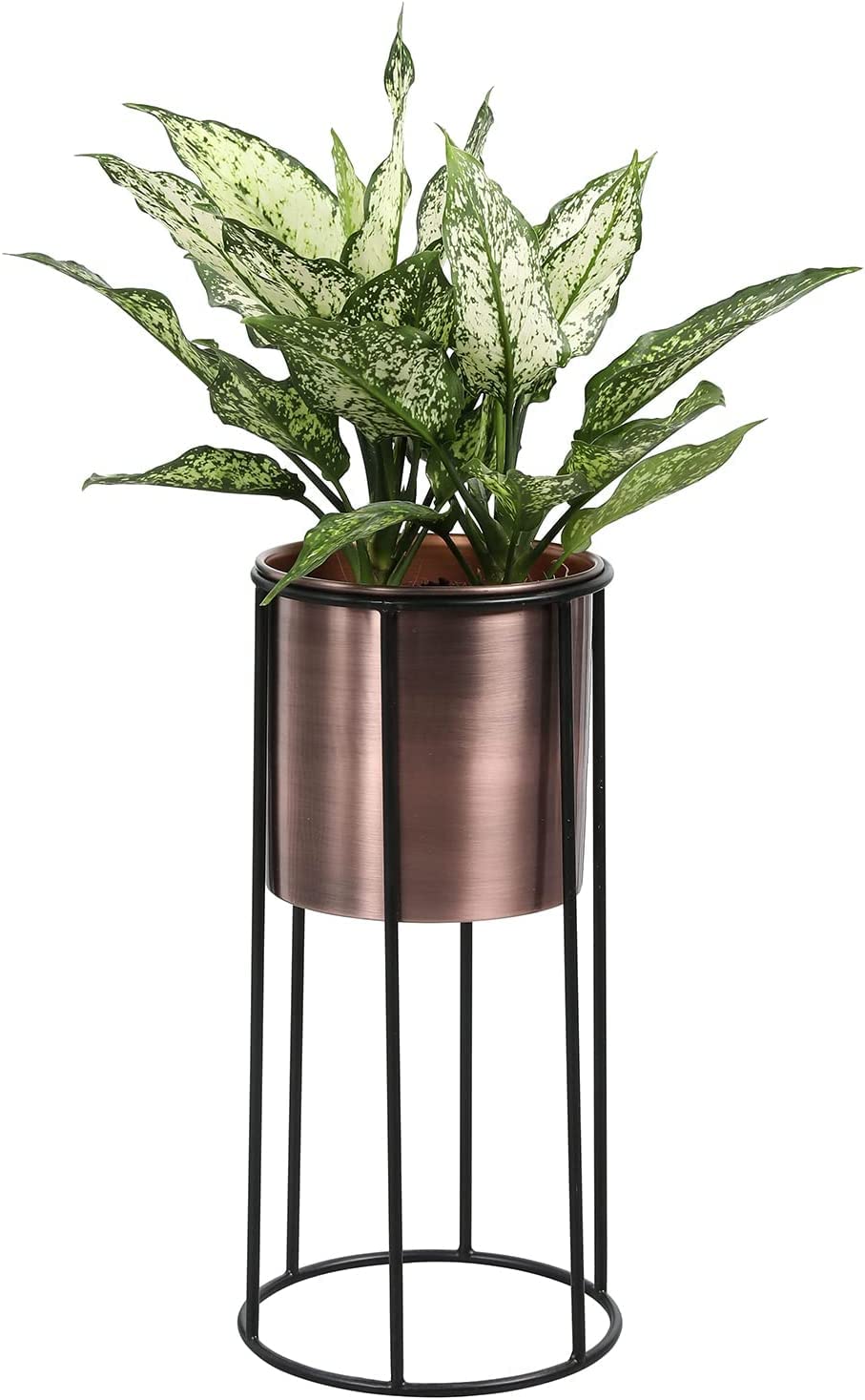 See full amazon price history chart for New Mark Impex Vintage Copper Metal Cylindrical Planter, Matte Black Metal Wire Round Plant Stand - Handmade in India New Mark Impex Vintage Copper Metal Cylindrical Planter, Matte Black Metal Wire Round Plant Stand - Handmade in India (B0B8WX284D) Amazon Price History, Amazon Price Tracker