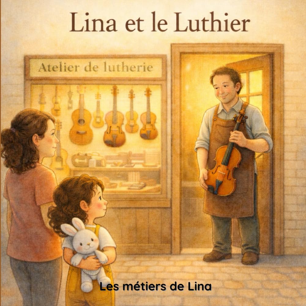 Lina et le Luthier: Lina découvre le métier de Luthier avec Thibaut (Les métiers de Lina)