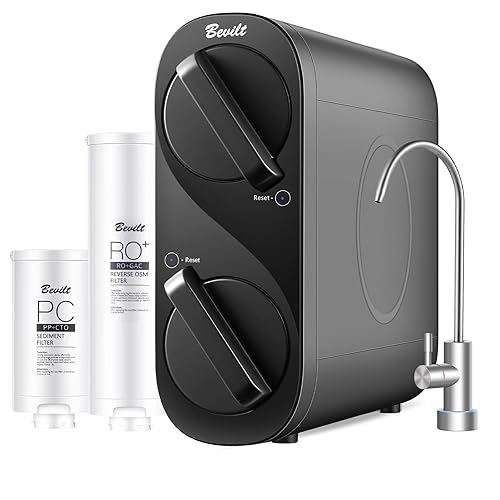 Sistema de filtración de agua RO, flujo rápido GPD, sin tanque, reduce TDS, 21 puro para drenar filtros RO de larga vida útil utilizada durante