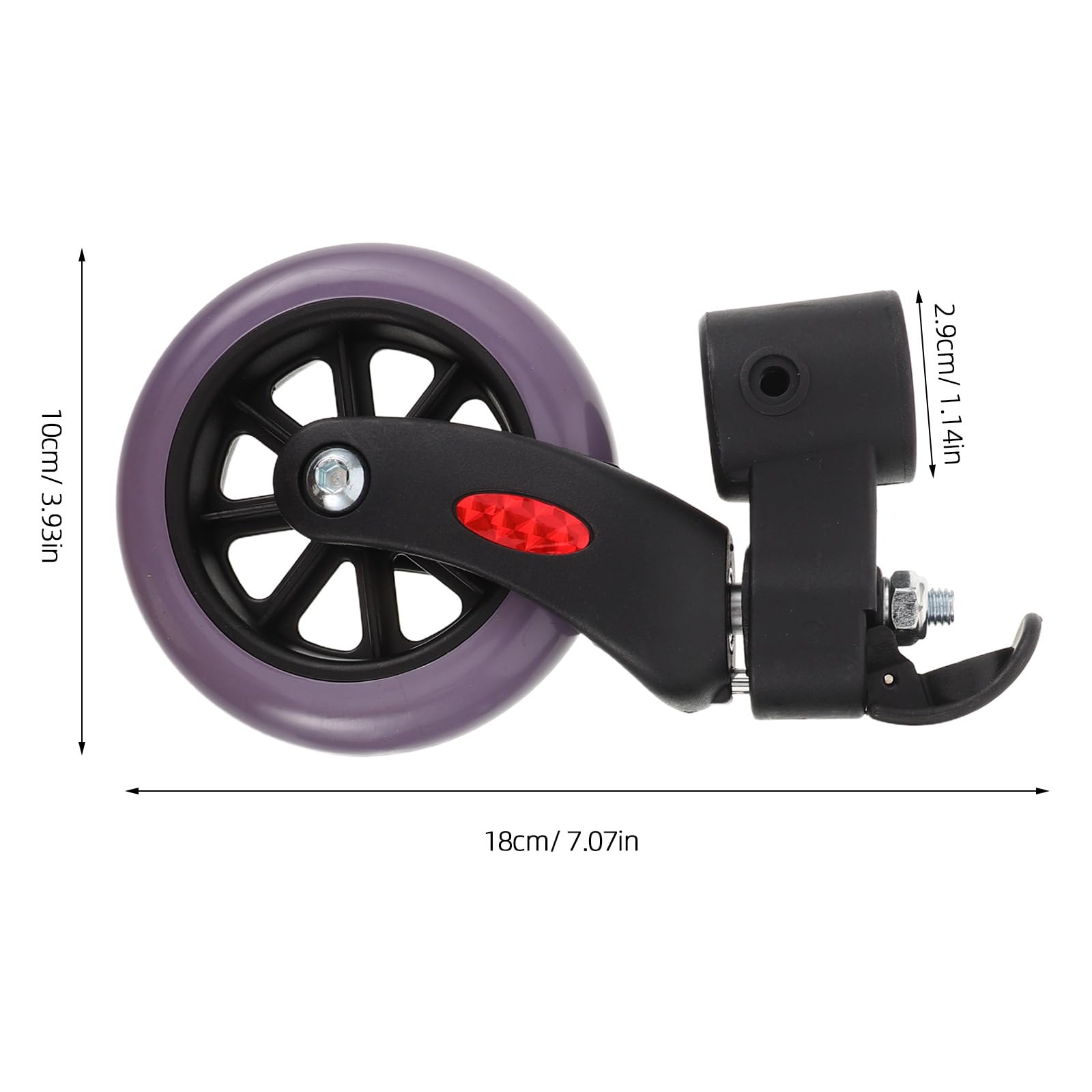 1 par de ruedas giratorias para andador - Repuestos para andadores y accesorios con ruedas - Repuestos para giratorias para personas mayores