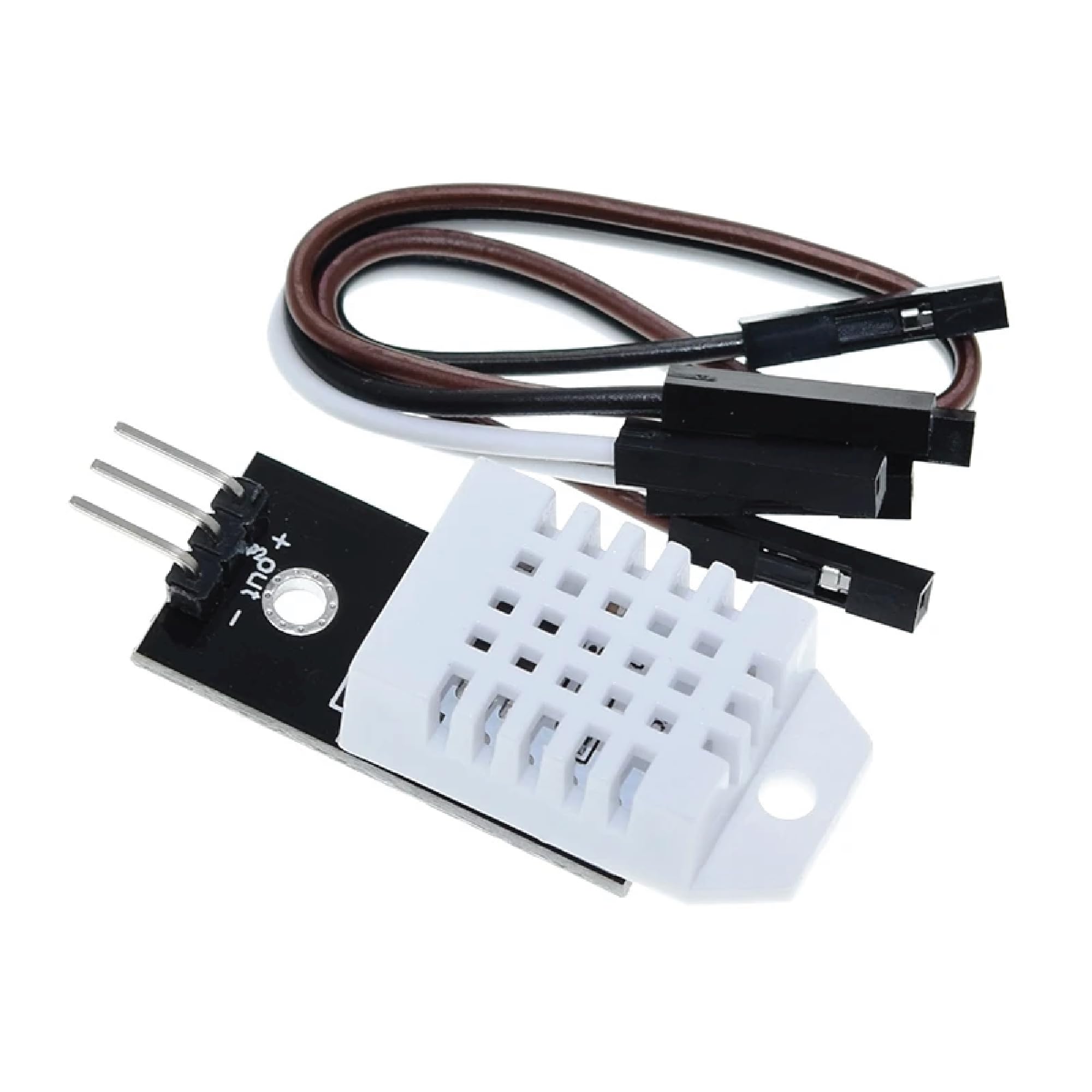 AYWHP Kompa-tibe - Modulo sensore di temperatura DHT, sensore di umidità con scheda e cavo, 3,3-5,5 V, sensore di temperatura DHT, temperatura digitale e sensore di umidità, compatibile con Arduino (3