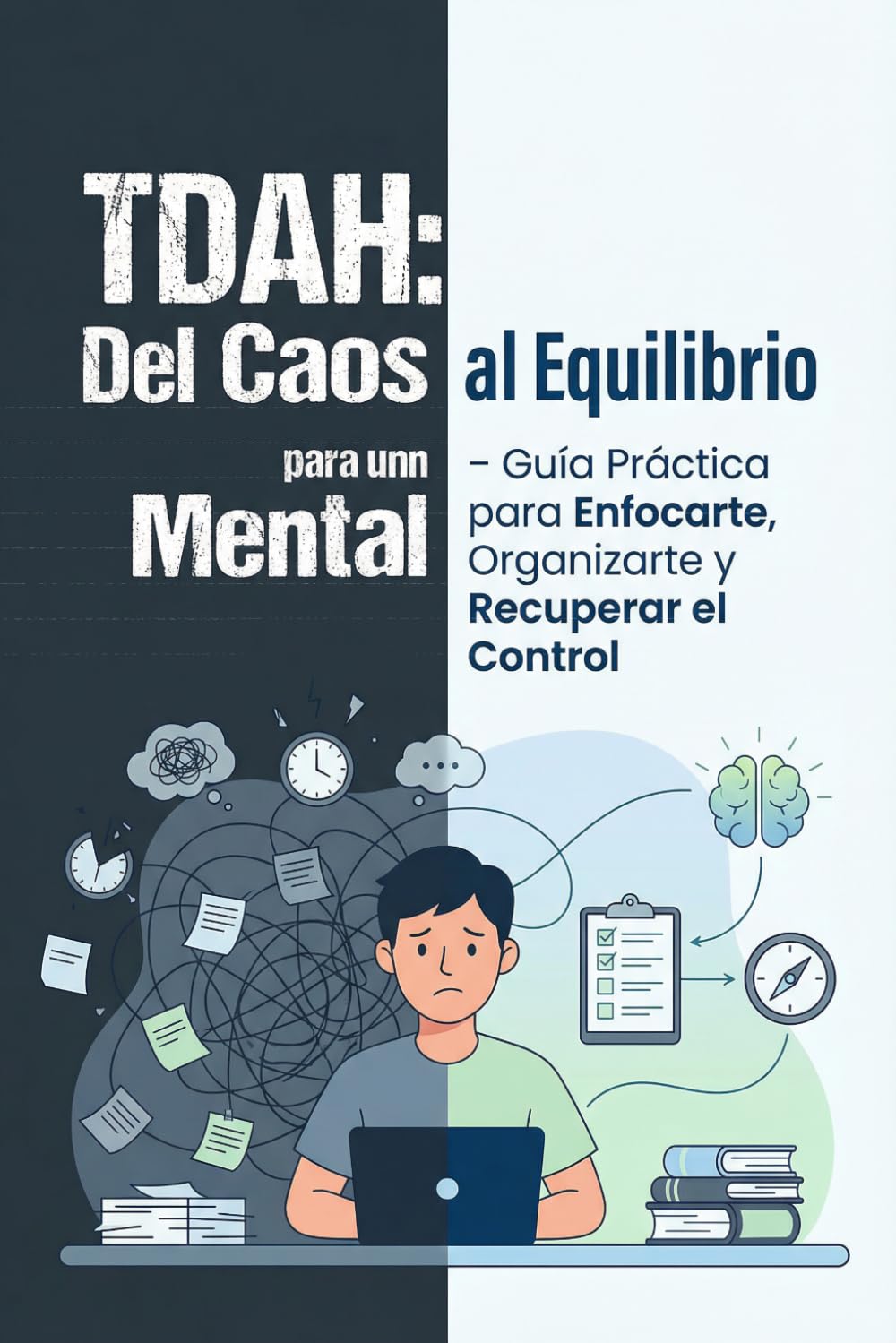 “TDAH: Del Caos Mental al Equilibrio – Guía Práctica para Enfocarte, Organizarte y Recuperar el Control”