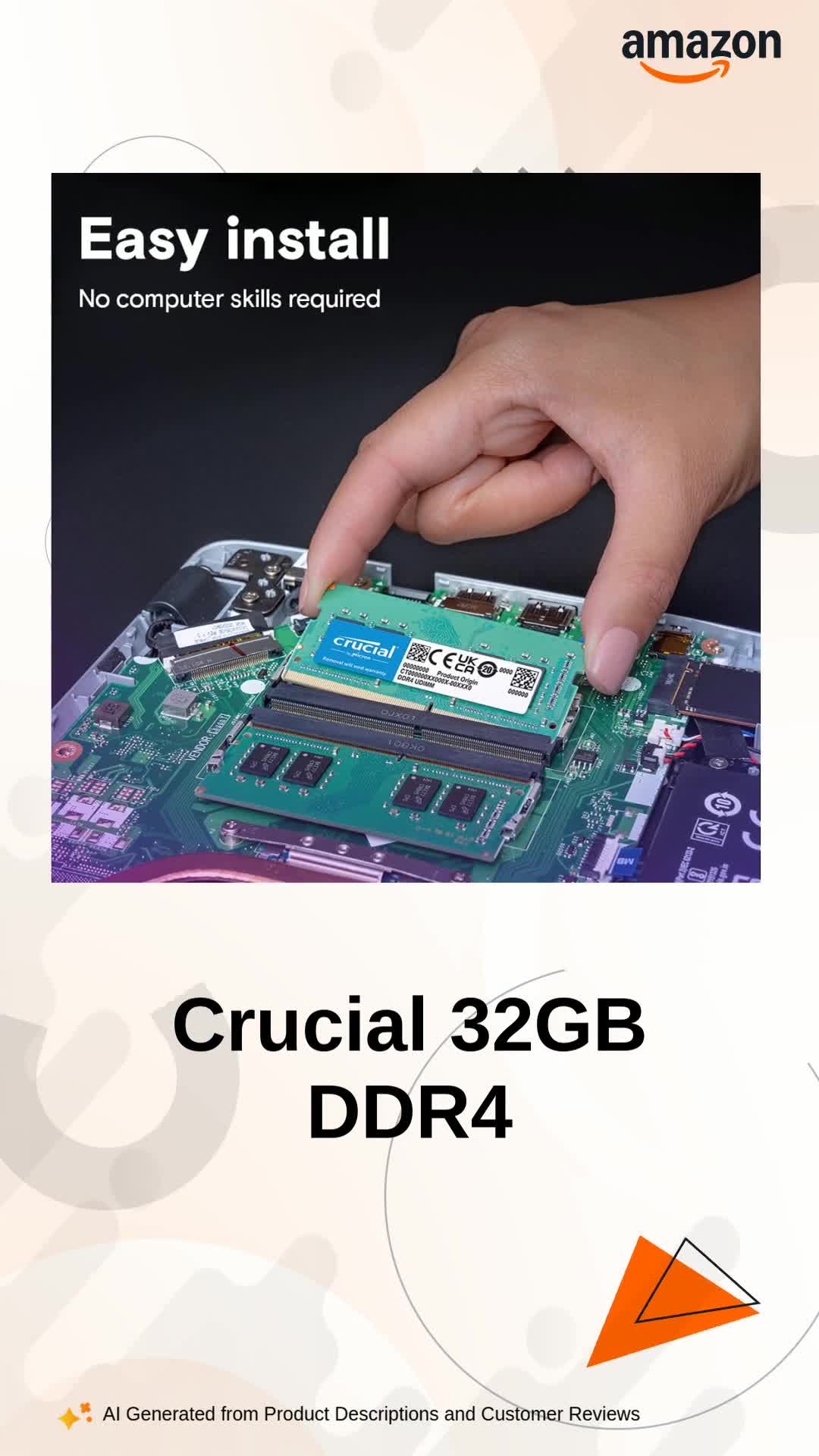 Crucial 32GB Kit DDR4-3200 SODIMM