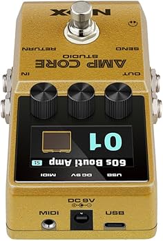 Amazon.com: NUX Amp Core Studio Guiar Effect Pedal, 26 AMP & IR