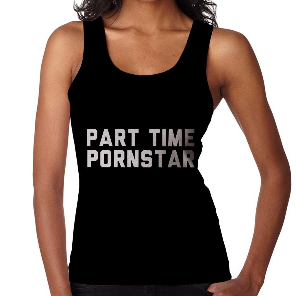 Part Time Porn Star Women's Vest Black