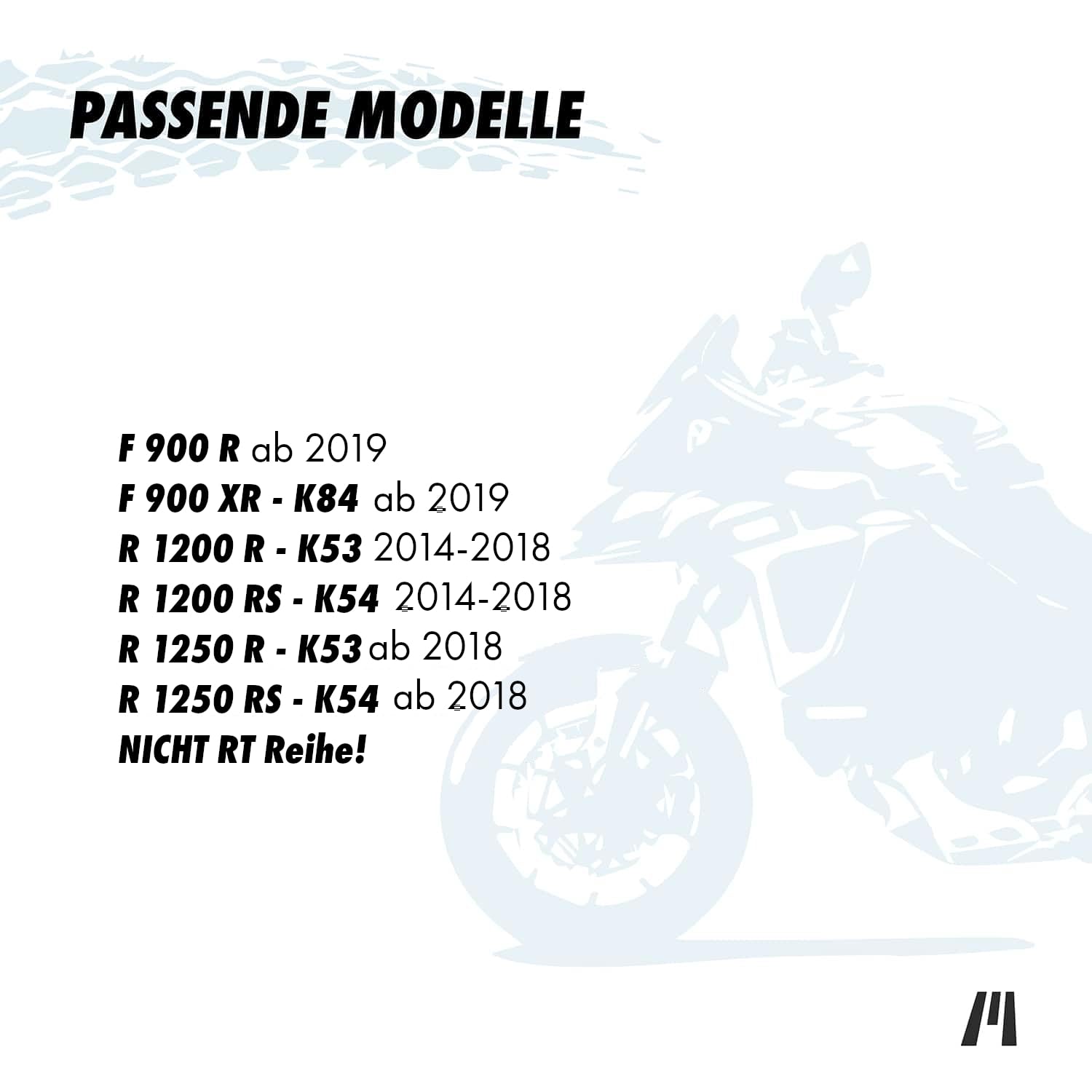 GETMORE Parts Innentaschen für BMW R1250R, R1250RS, R1200R, R1200RS, F900R, F900XR Tourenkoffer (K53, K54, K84) – Motorrad Gepäck & Reisezubehör