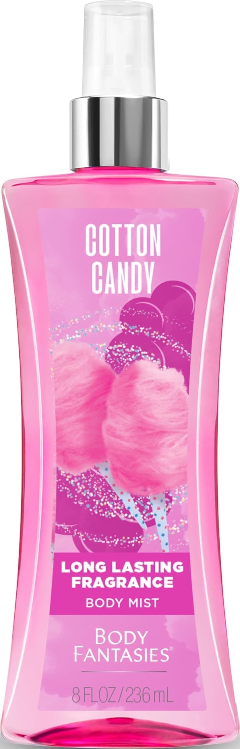 Body Fantasies Signature Cotton Candy Fragrance Body Spray, 236 ml