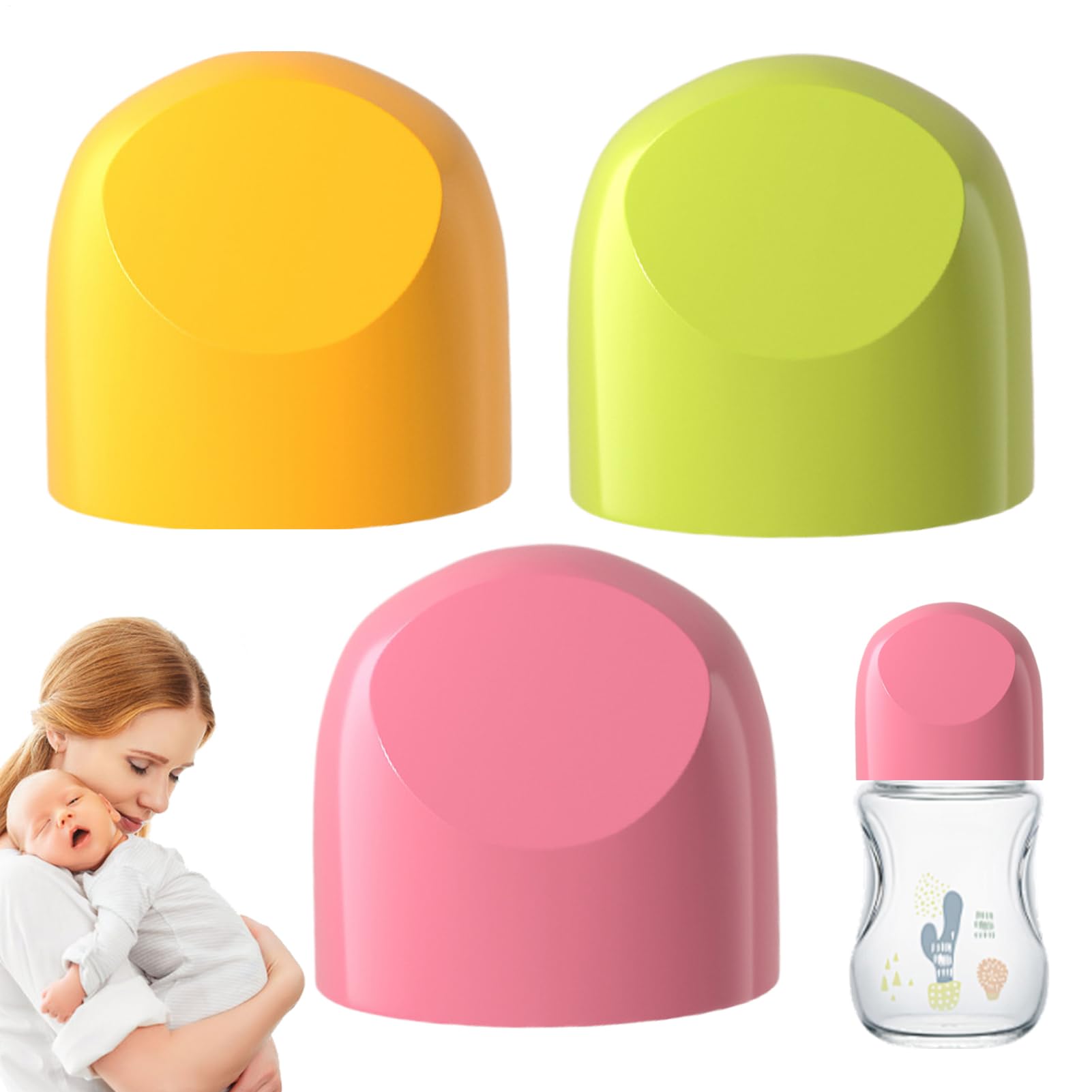 Tappo Per Biberon,Tappi Di Ricambio Per Biberon | Ricambi Accessori Alimentazione Pratici Genitori Viaggio Frigo Congelatore Succhi