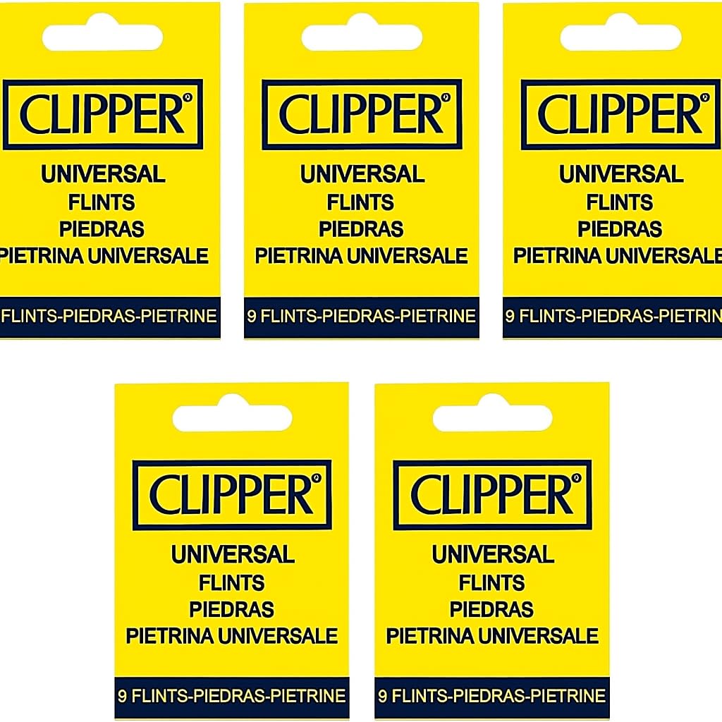 45 x Clipper Universal Lighter Flints | Reusable Lighter Flint Refill | (5 Packs of 9 Flints)-image-30