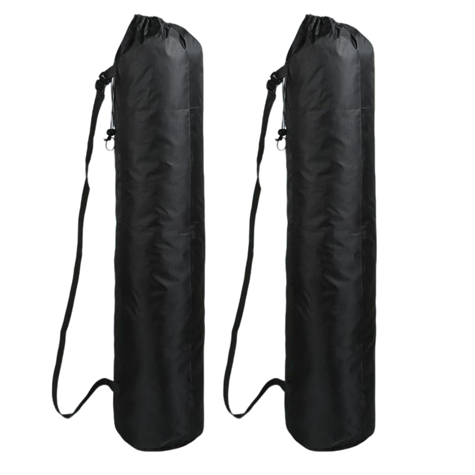 2 Piezas Bolsa de Transporte para Silla de Camping, Bolsa de Almacenamiento con Cordón y Asa, Funda de Transporte Portátil para Esterilla Yoga, Paraguas, Trípode y Caña de Pescar