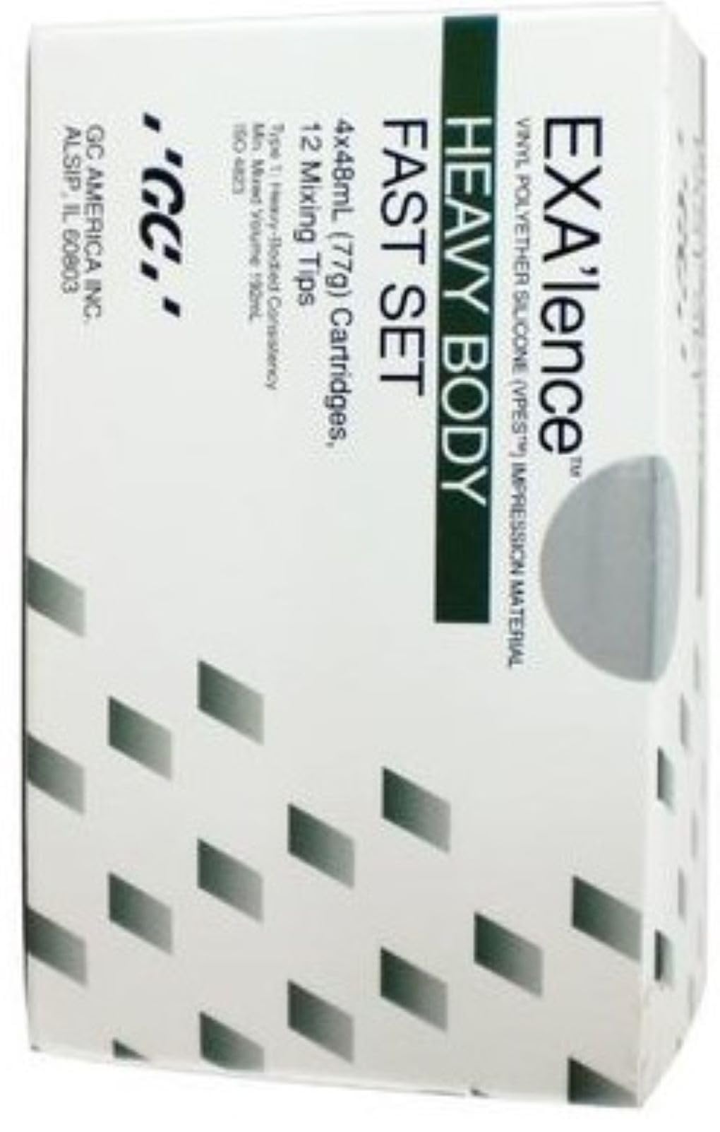 GC 137909 Exa'Lence VPES Material Fast Set Heavy Body 4/Pk 48 mL 137014