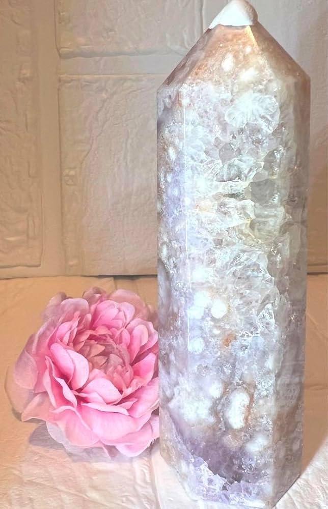 ⑯ピンクアメジストタワーチェリーブロッサム桜瑪瑙花瑪瑙フラワー