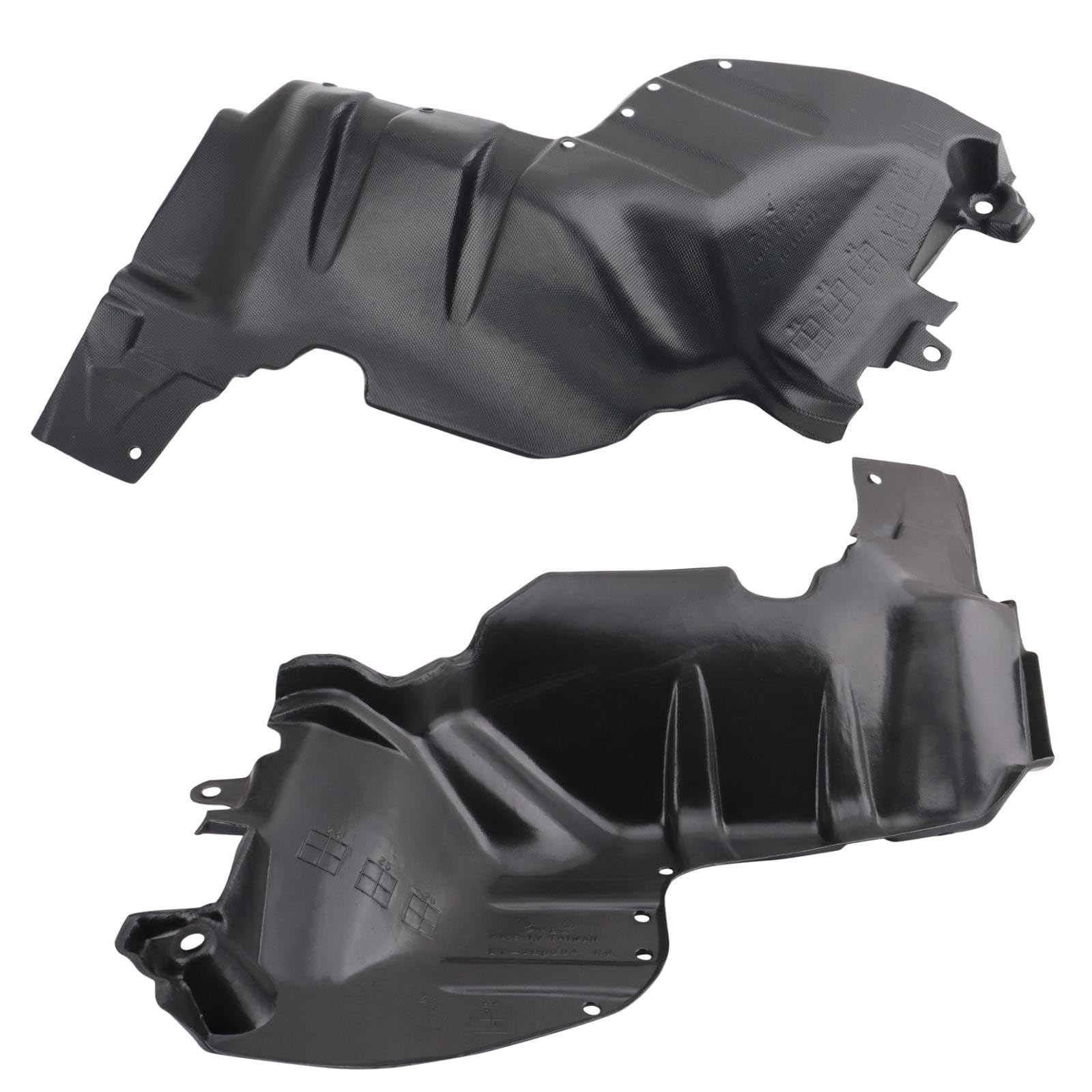 TRQ Engine Splash Shield Driver &amp; Passenger Side Compatible with 2009-2013 Subaru Forester SU1228102 SU1228103