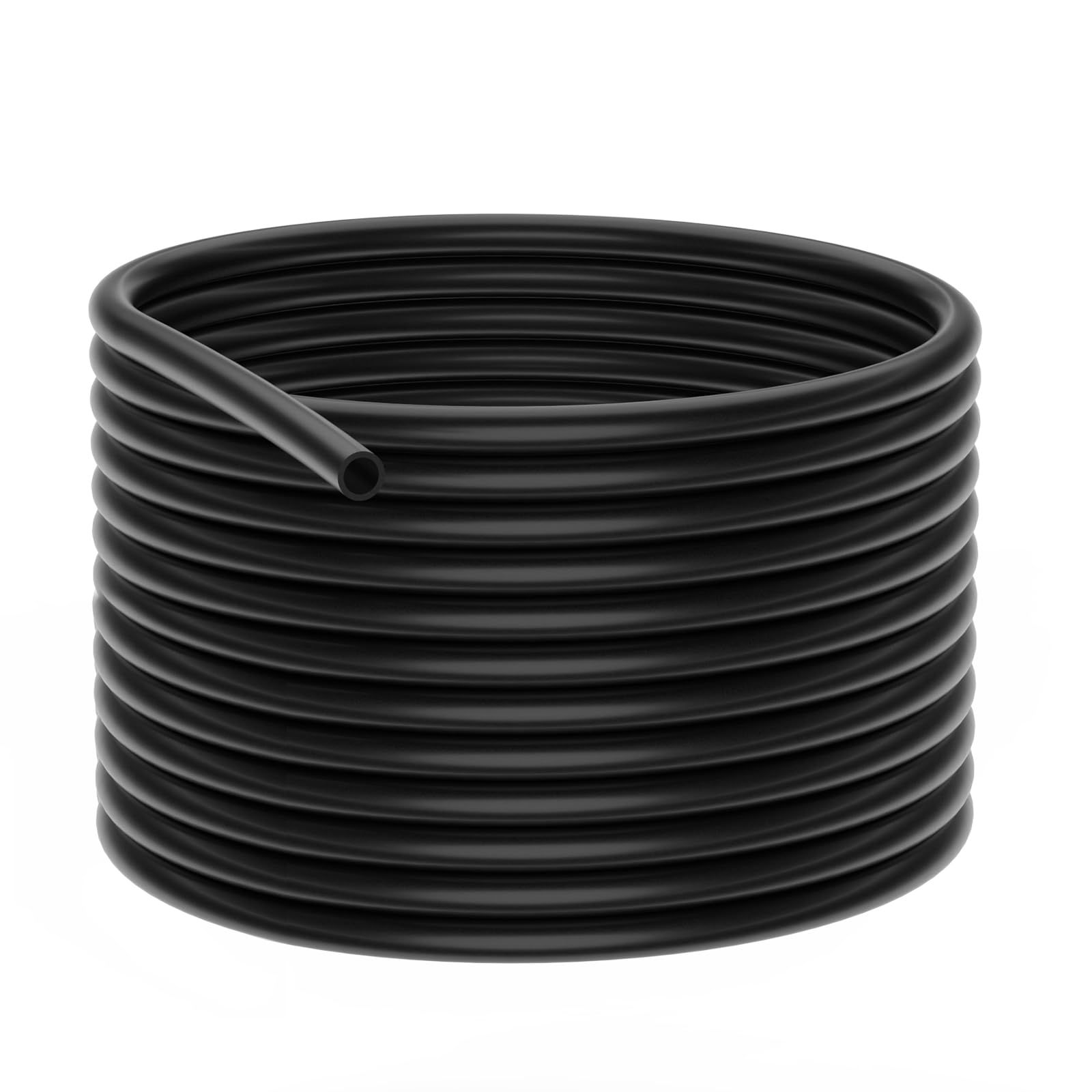 Stonylab Black Silicone Tubing, 6 Mm Id X 9 Mm Od, High Flexibility And Easy Cutting For Laboratory Transfer, 6 Meter
