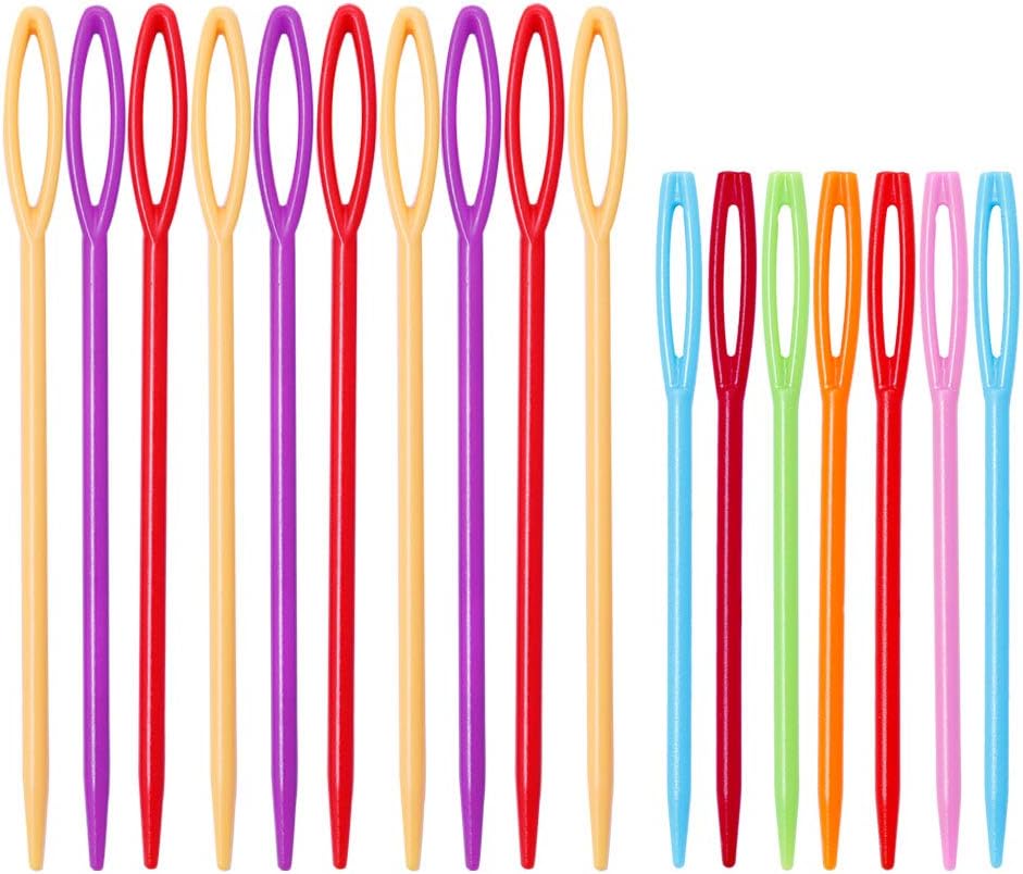 Cross Stitch Needles Big Eye Pack Of 25 | NO.22 NO.24 NO.26 NO.28 Sizes | Sewing Needles For Embroidery