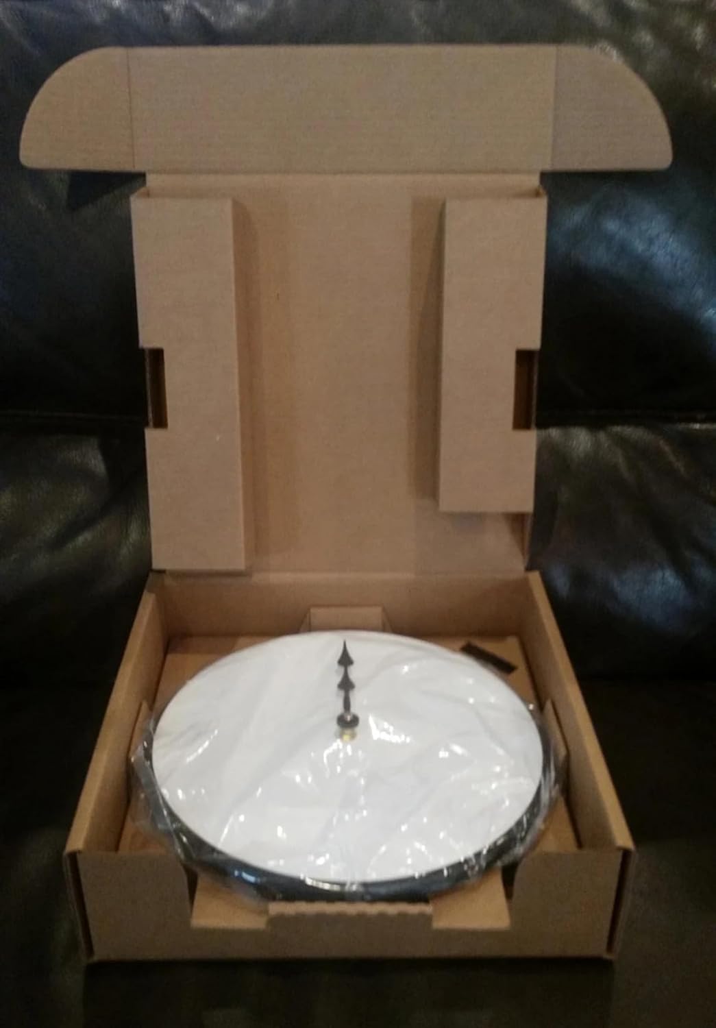 Personalized Cedar Deer Lodge Wall Clock | Ultra Quiet Quartz Mechanism | Hand Made in USA Beautiful Crisp Lasting Color | Comes in 8 Sizes (Black Hand, 18 Inches)