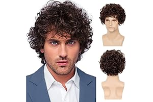 Crazy Nacho Curly Libre Wig with Layered Bangs