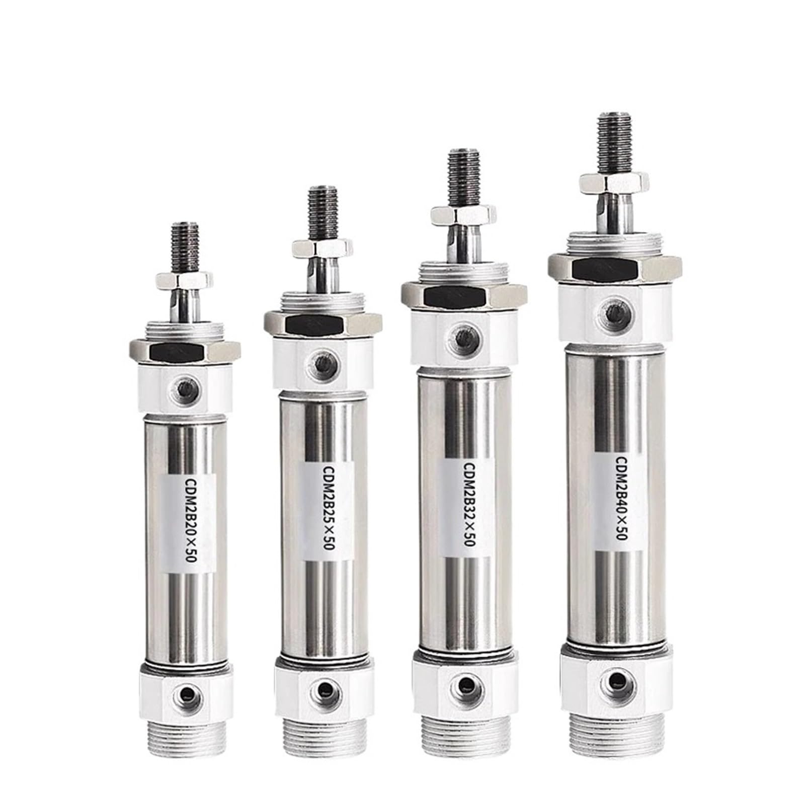 Cylindre CDM2B25 en acier inoxydable de 200mm pour stopper les pannes de positionnement