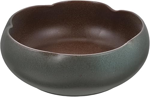 Happyyami Decoración de mesa de comedor, maceta de agua hidropónica, maceta de cerámica para suculentas, bonsái, lirio de agua, narciso, recipiente