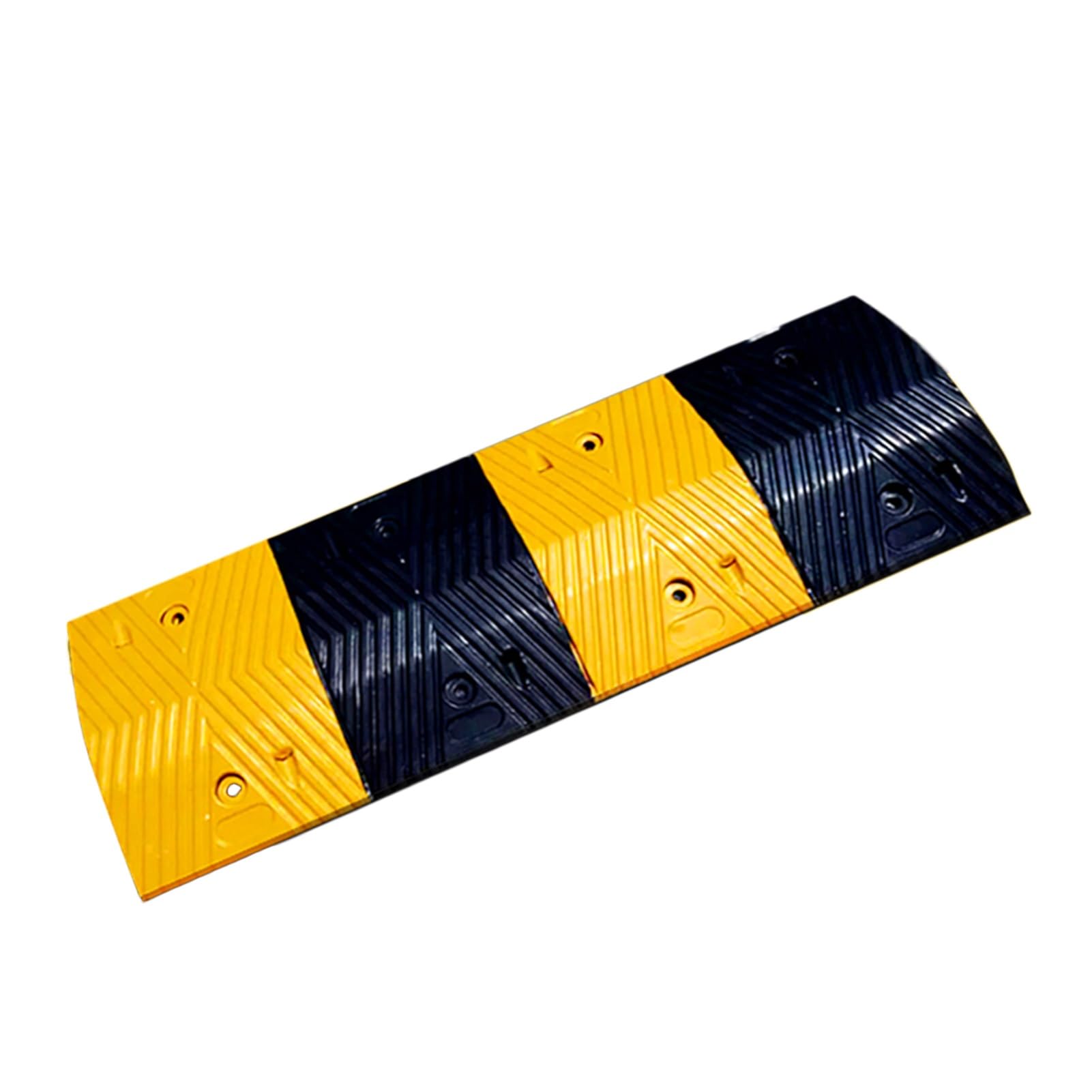 TYYCKJ Recycled Rubber Speed Bump - Heavy Duty Traffic Hump Ramp for Asphalt and Driveways, Ideal for Temporary Use on Gravel Roads