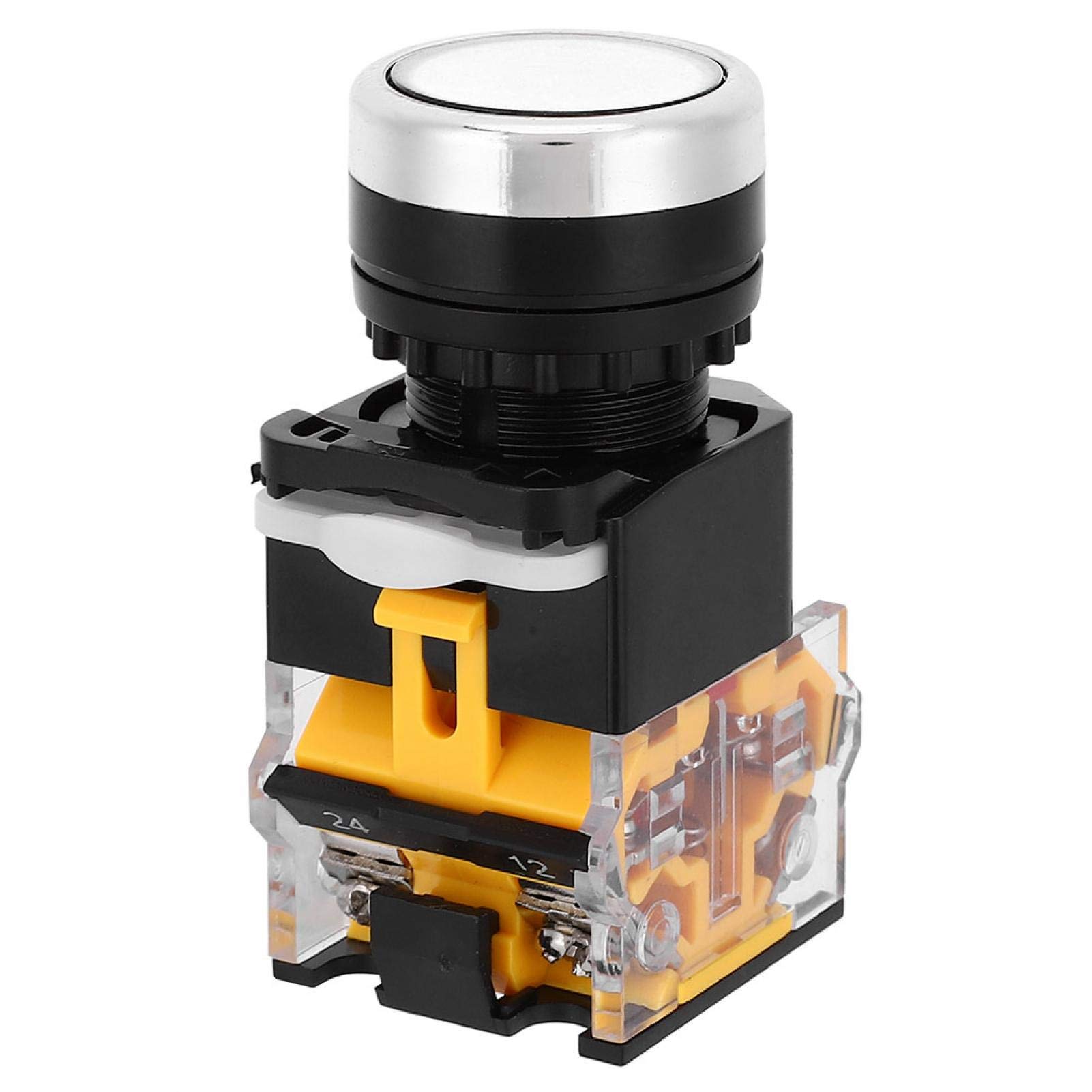 Buy 5PCS 22mm Push Button Switch, 37V440V Round Cap SelfResetting