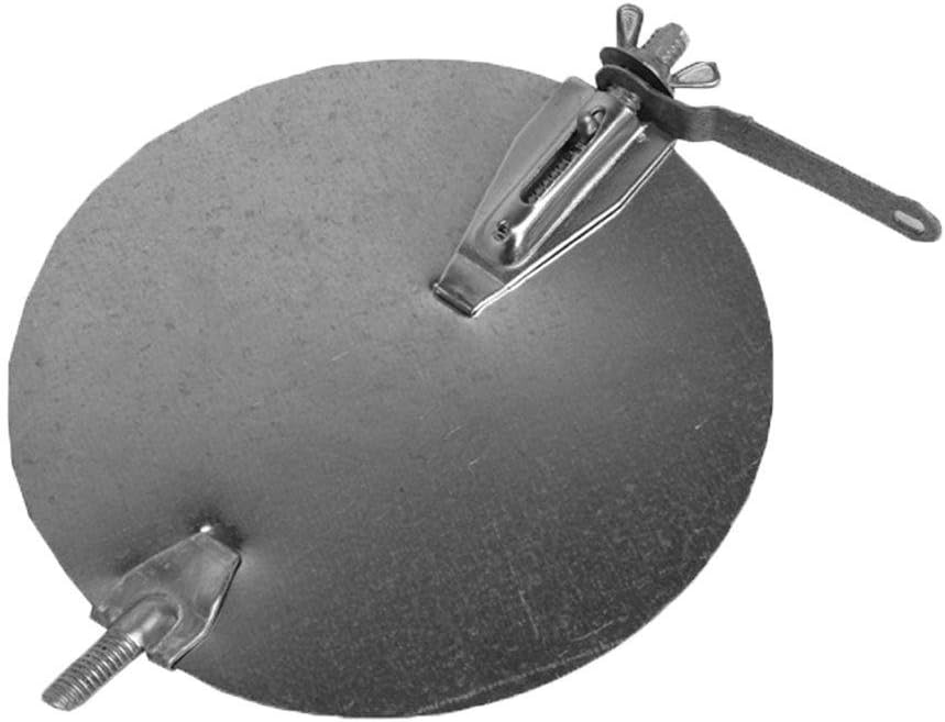 8 in. Galvanized Round Duct Volume Control Damper with Quadrant Handle