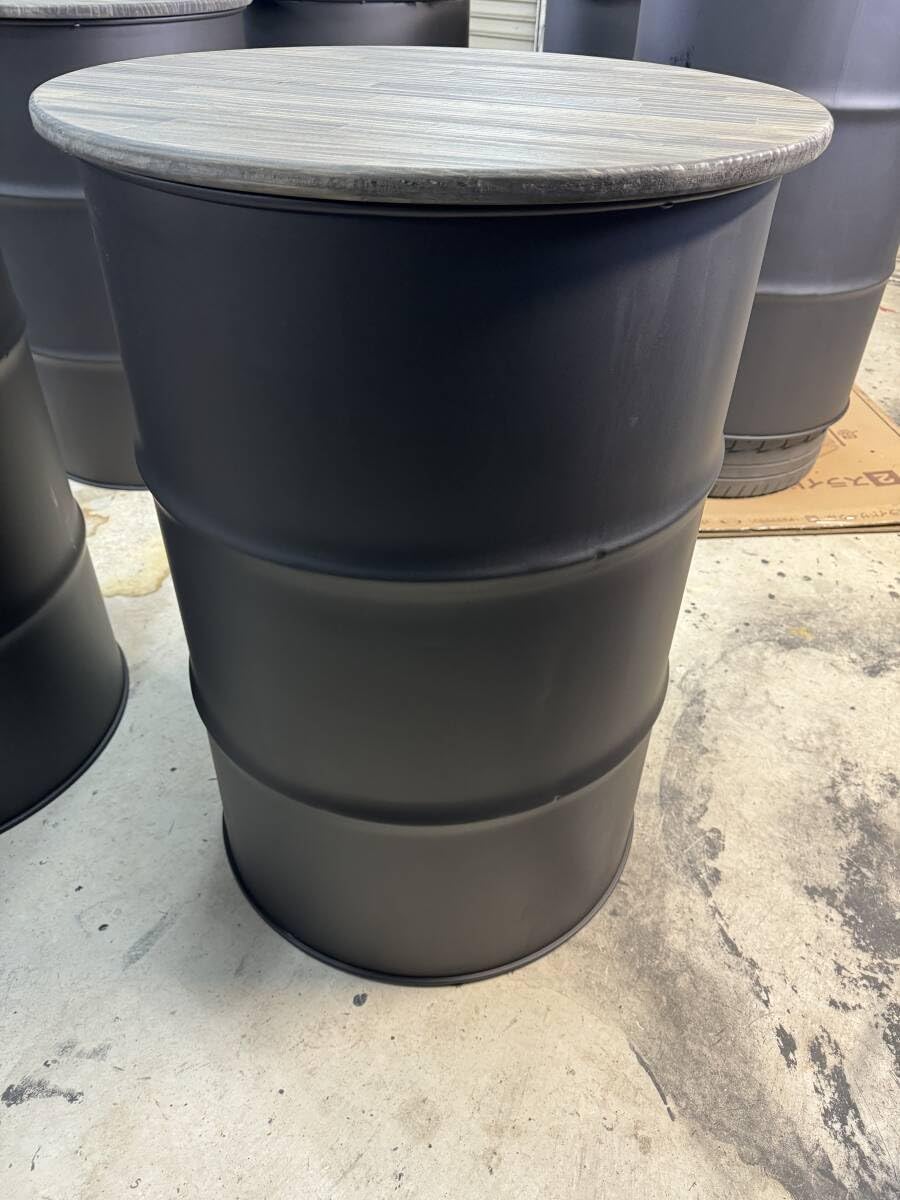 マサ　ドラム缶テーブル Amazon.co.jp: ドラム缶テーブル テラス テラス席 店外 立飲み