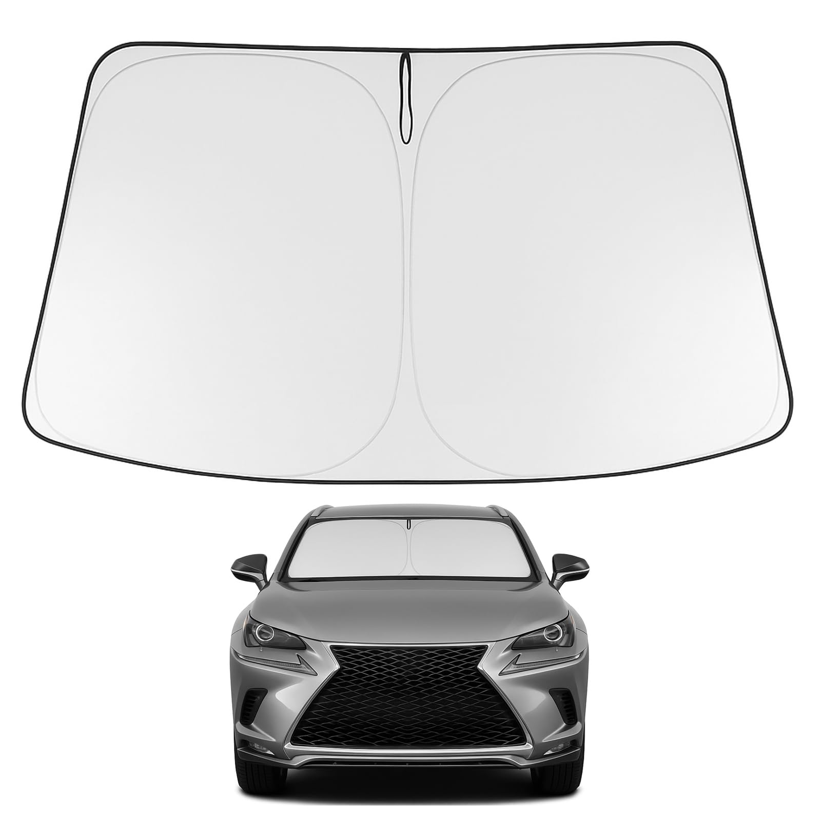 Proadsy Custom Fit 2015-2021 Lexus NX Windshield Sun Shade, Blocks Heat