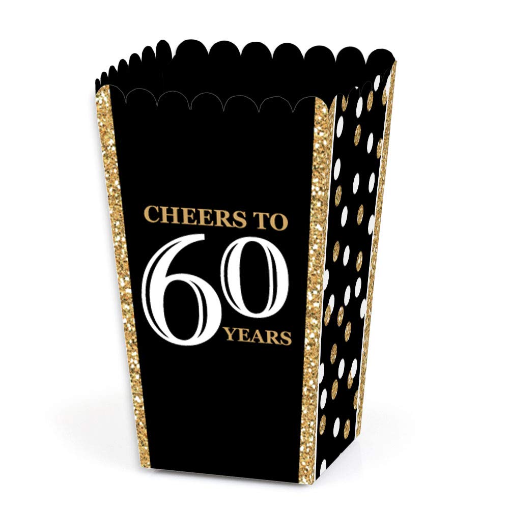 Amazon.com: Big Dot of Happiness Adult 60th Birthday - Gold