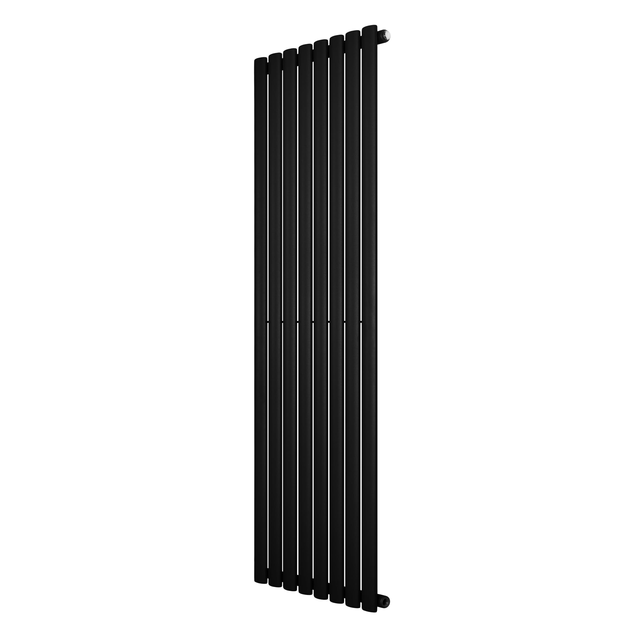 Monstershop Black Oval Single Column Radiator - 1600 X 480Mm