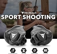 Vista 8 de Decibullz - Tapones para oídos moldeables a medida, 31 dB NRR más alto, protección auditiva cómoda para disparar, viajar, trabajar y conciertos