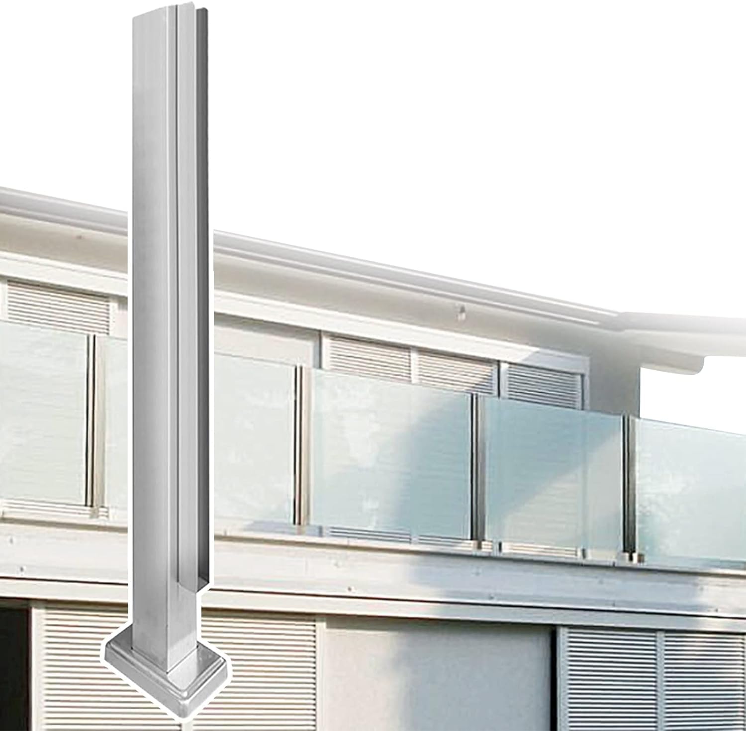 Cloison de patio en verre design pour aménager votre terrasse