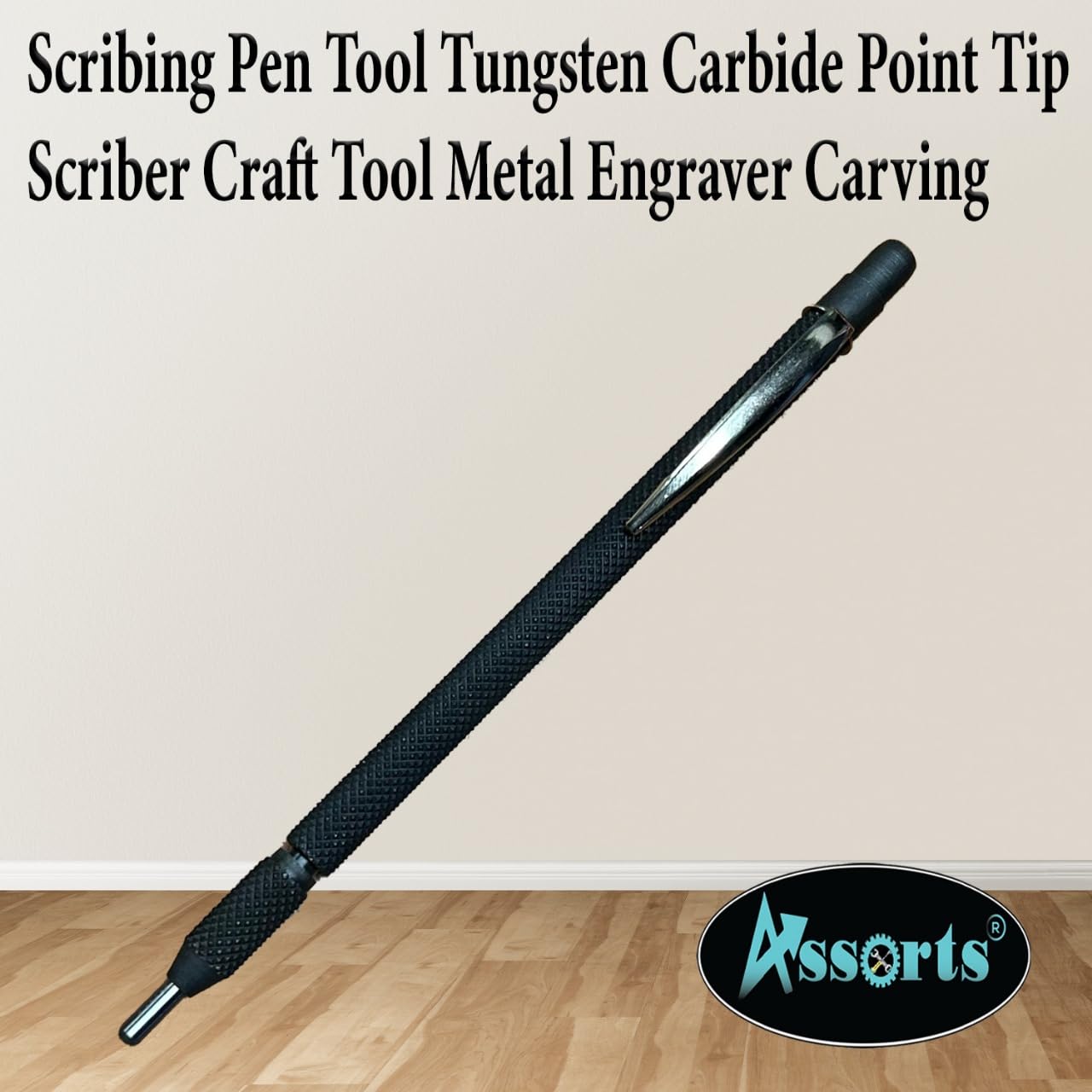 Quality Carbide Point Tipped Scribing Pen Tool Scriber Craft Tool-Knurled Body — Amazon image 3