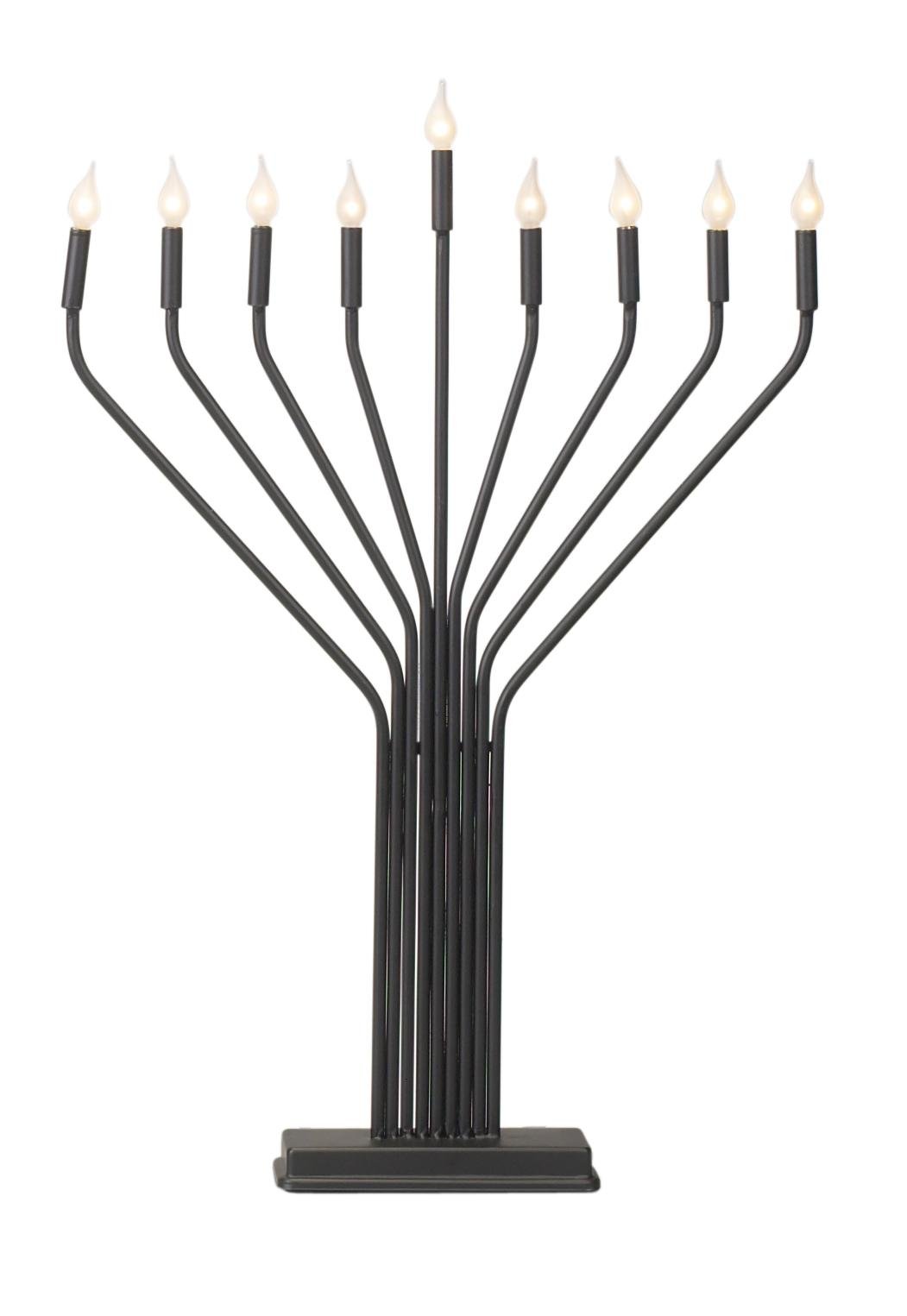 Israel Giftware Design Electric Menorah Color: Black