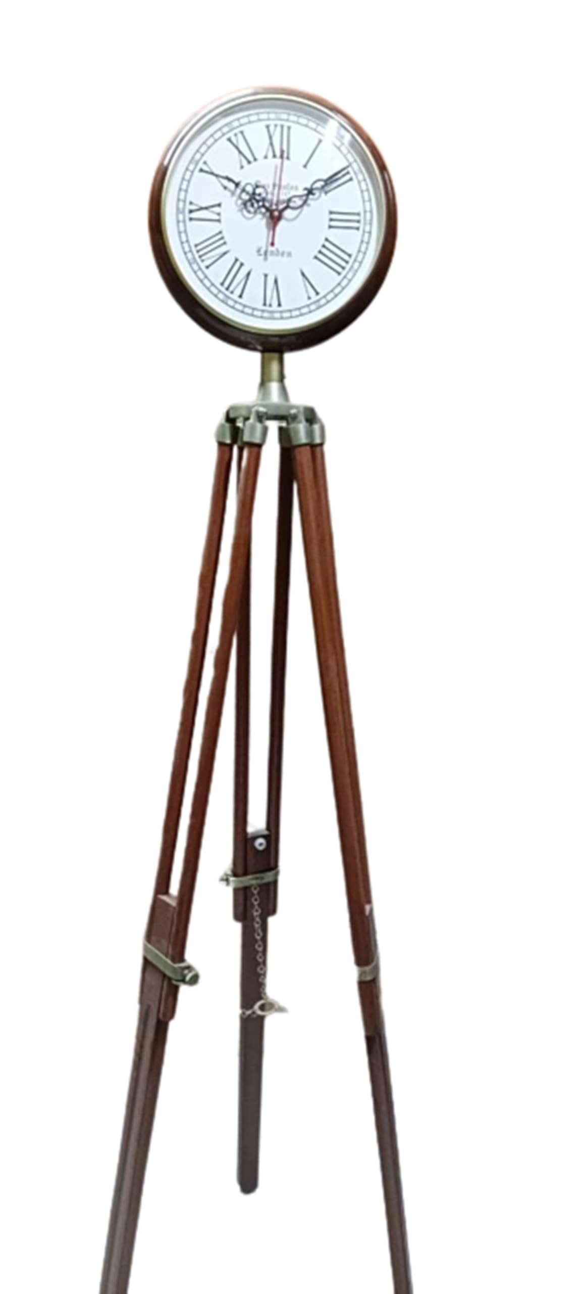 Moderne Standuhr, Vintage, Holzstativ, Standuhr, Eckständer, Schlafzimmer, Wohnzimmer, Bodenuhr, viktorianische Heimdekorationsuhr
