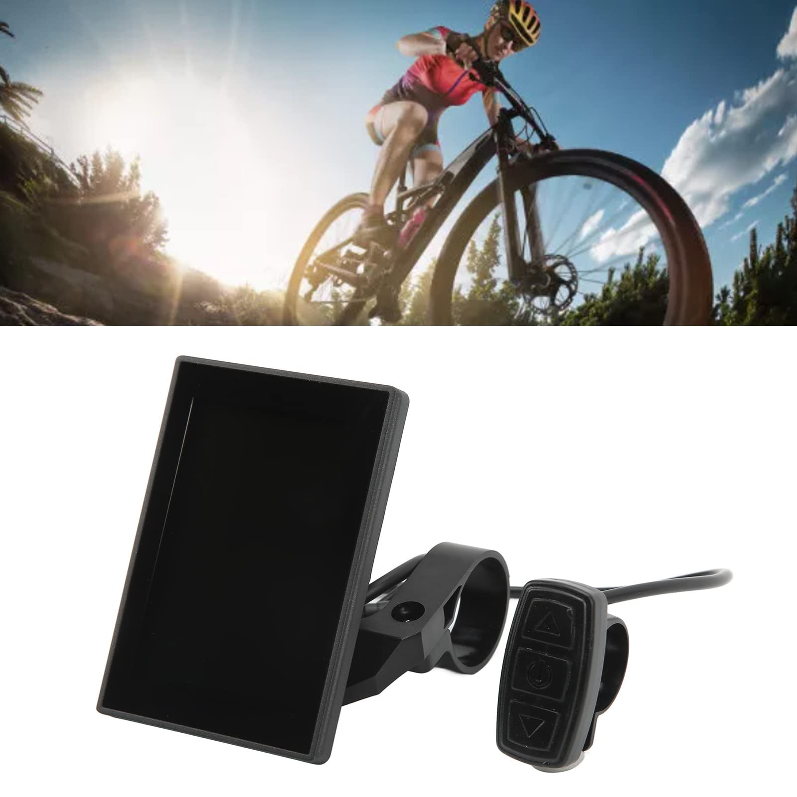 Electric Bike LCD Display Meter Intelligent Power Data Visualization Parameter Adjustment Five Wire Digital Communication for Cycling Enthusiasts