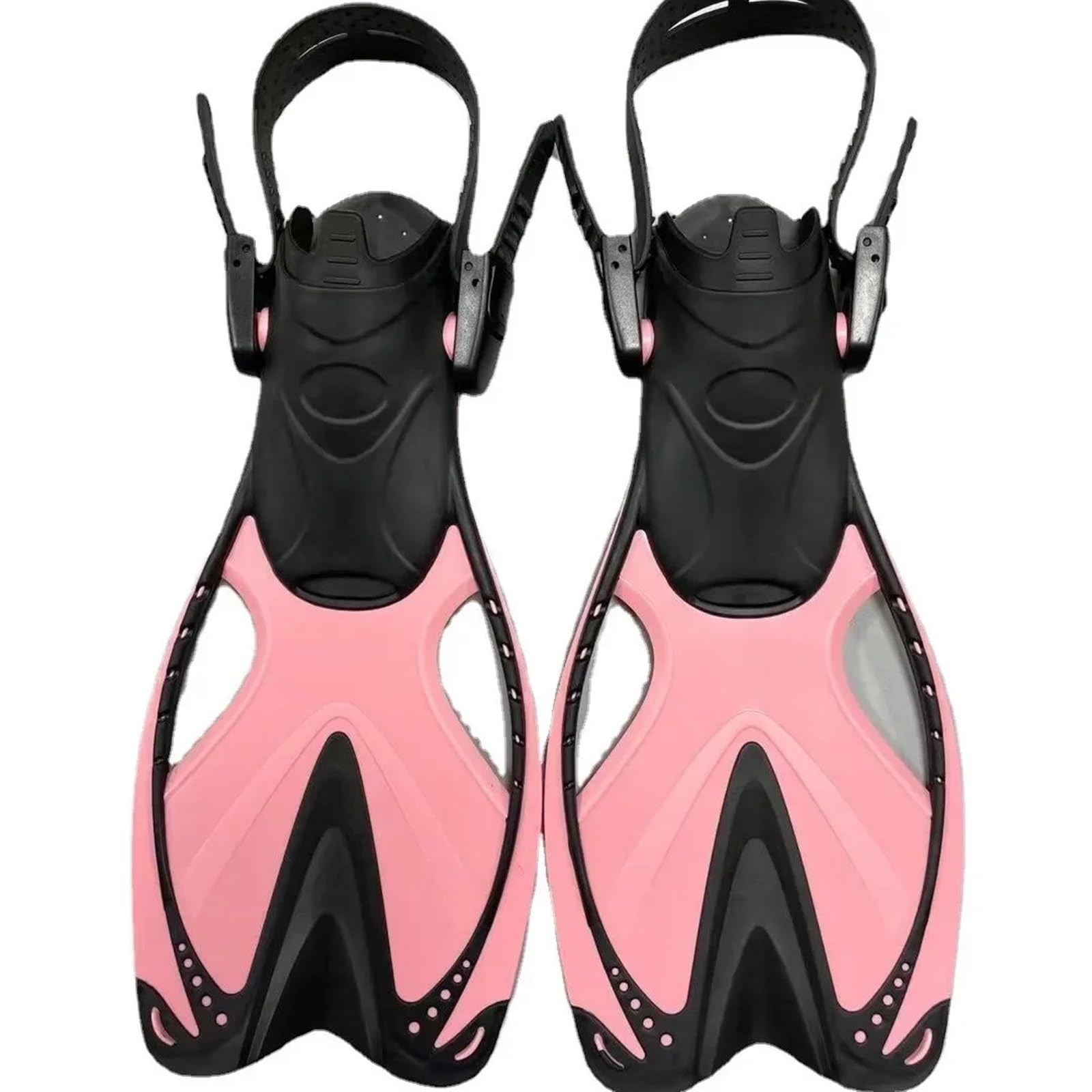 Taucherflossen Universal-Froschschuhe for Kinder, Silikon, verstellbare Kurze Tauchhilfeflossen, leichte Tauchtrainingsausrüstung for