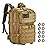 R.SASR Military Tactical Backpack for Men, 40L Army 3 Days Large Rucksack with Molle System(Tan-01)